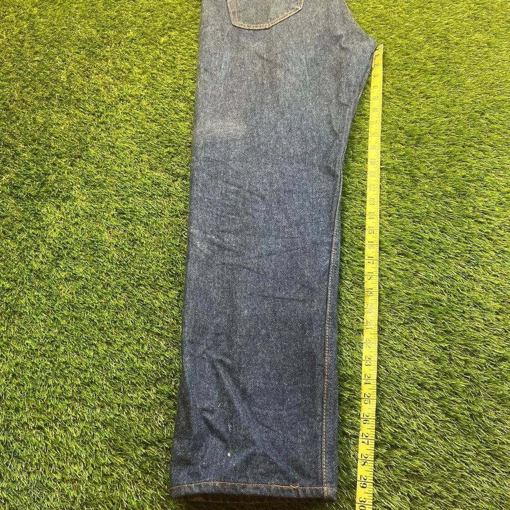 Vintage Levis 501 XX 1993 Fuzzy Denim Made USA Selvedge Feel Dark Wash W36x32